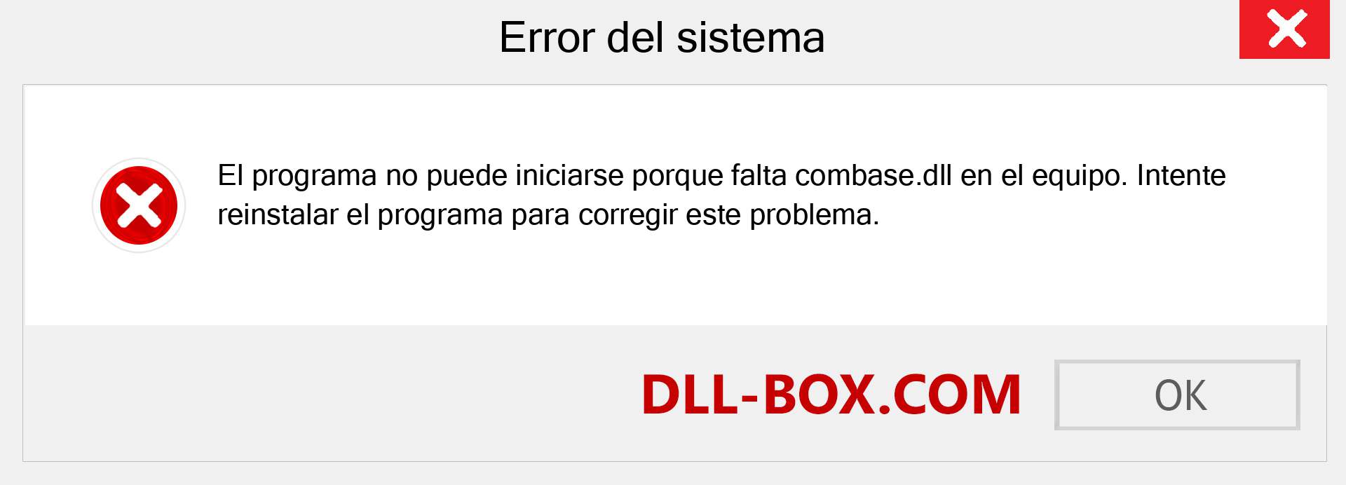 ¿Falta el archivo combase.dll ?. Descargar para Windows 7, 8, 10 - Corregir combase dll Missing Error en Windows, fotos, imágenes